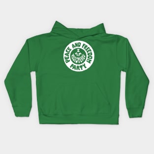 Peace and Freedom Party (1968) Kids Hoodie